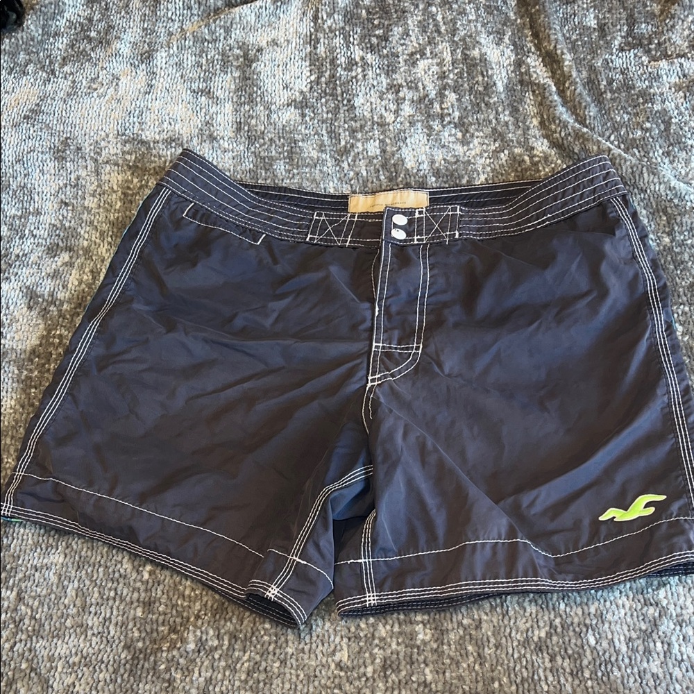 Hollister Beige Label with Brown Logo Patch